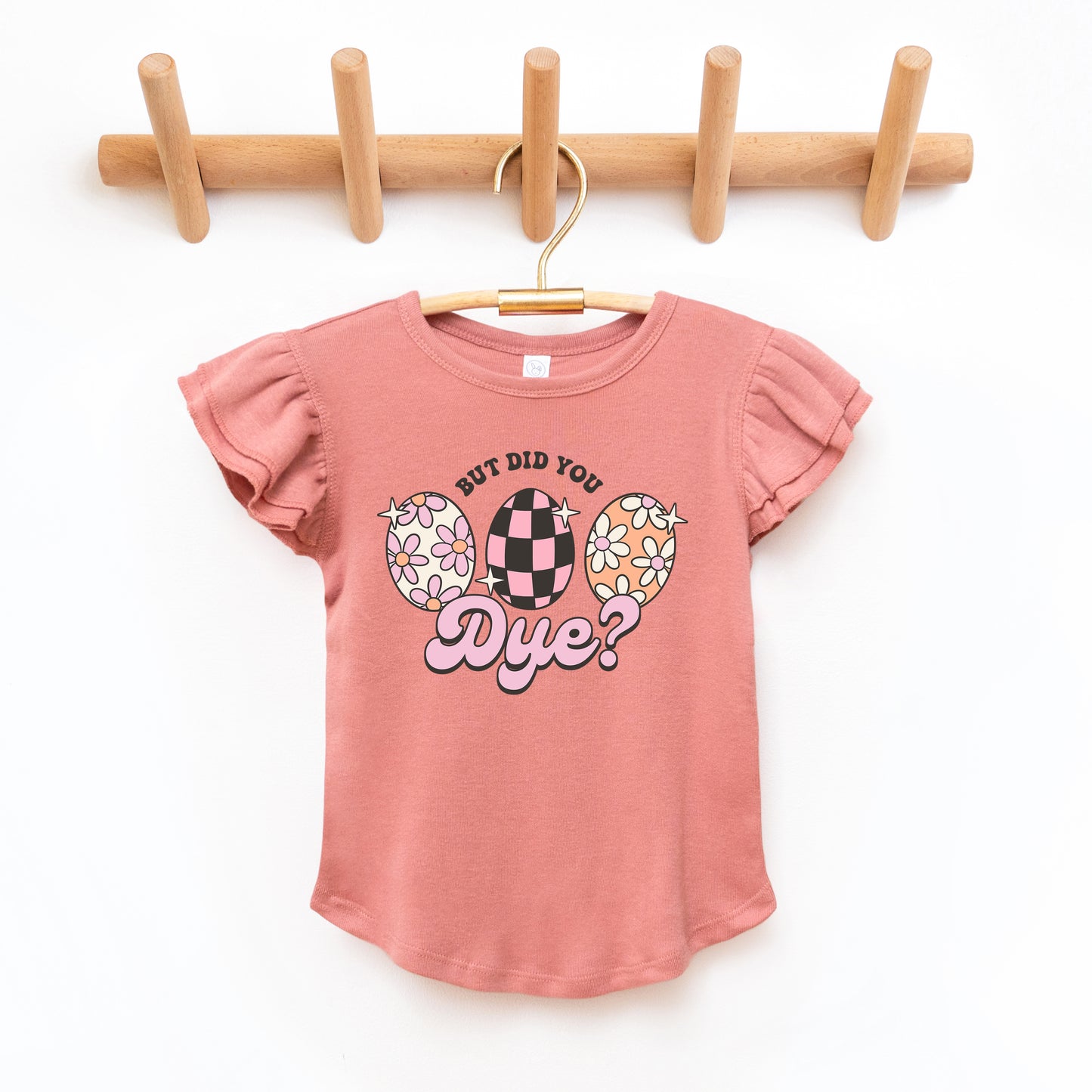 But Did You Dye | Toddler Graphic Flutter Sleeve Tee