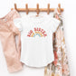 Big Sister Stacked Curved | Toddler Graphic Flutter Sleeve Tee