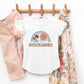 Sunkissed Rainbow | Toddler Graphic Flutter Sleeve Tee