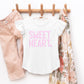 Sweetheart Puff Print | Toddler Graphic Flutter Sleeve Tee
