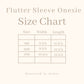 Little Bunny Ears | Baby Graphic Flutter Sleeve Onesie