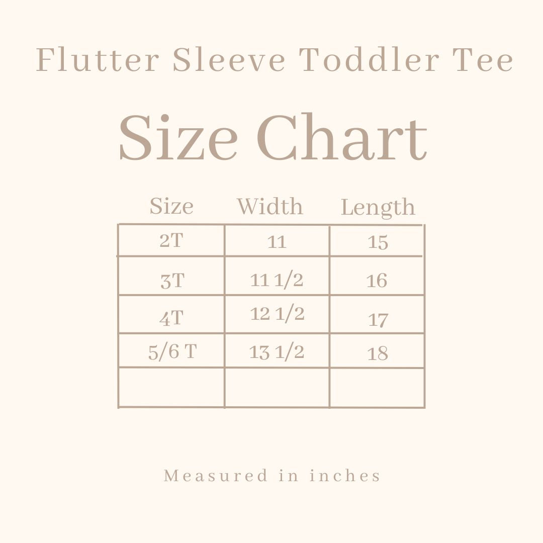 Big Sister Lightning Bolt | Toddler Graphic Flutter Sleeve Tee