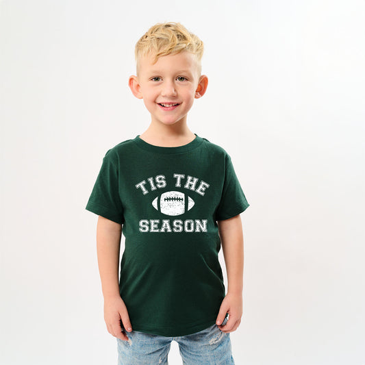 Tis The Season Football | Toddler Graphic Short Sleeve Tee