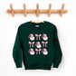 Coquette Santa Chart | Youth Graphic Sweatshirt
