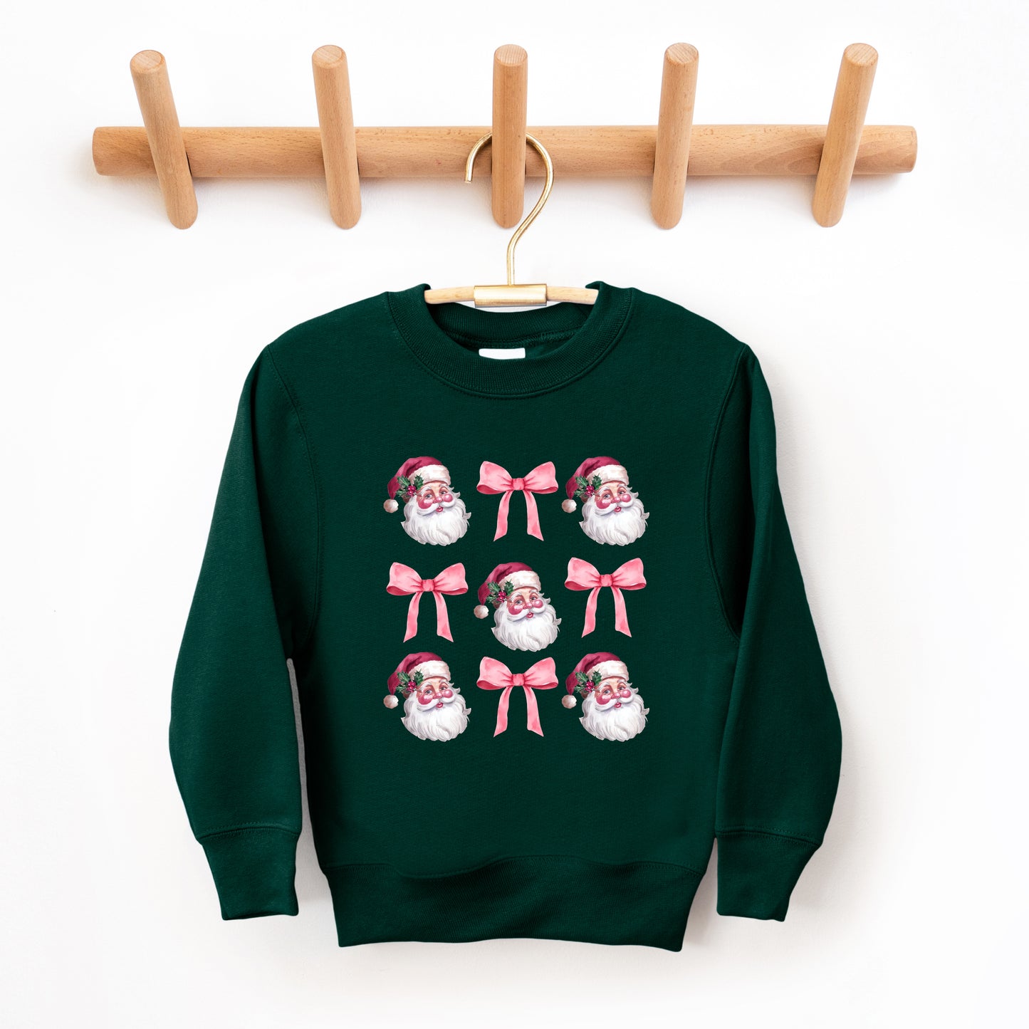 Coquette Santa Chart | Youth Graphic Sweatshirt