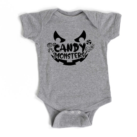 Candy Monster | Baby Graphic Short Sleeve Onesie