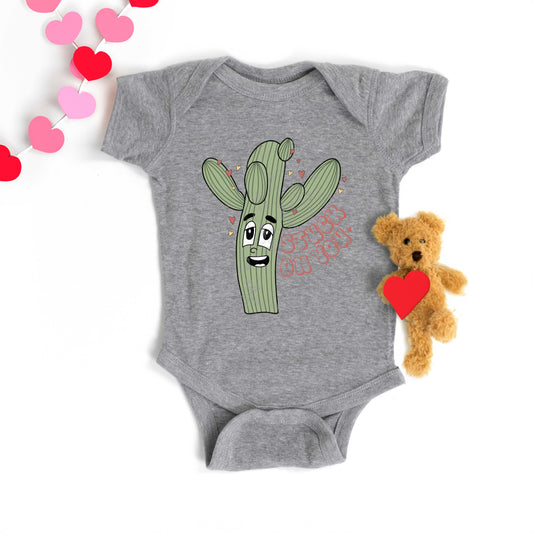 Stuck On You Cactus | Baby Graphic Short Sleeve Onesie