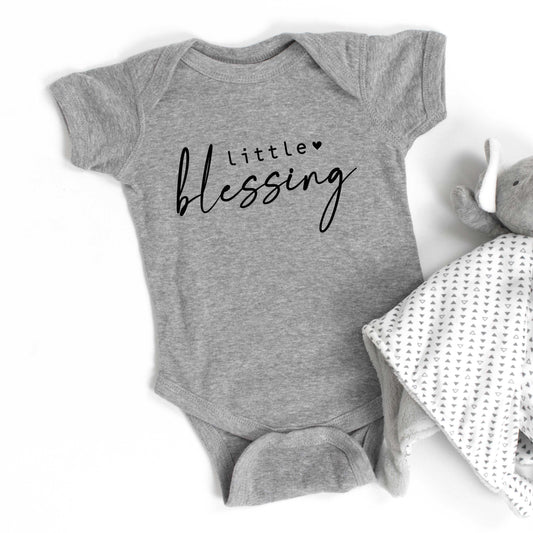 Little Blessing Heart | Baby Graphic Short Sleeve Onesie