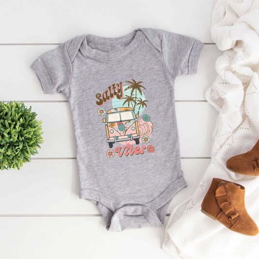 Salty Vibes Van | Baby Graphic Short Sleeve Onesie