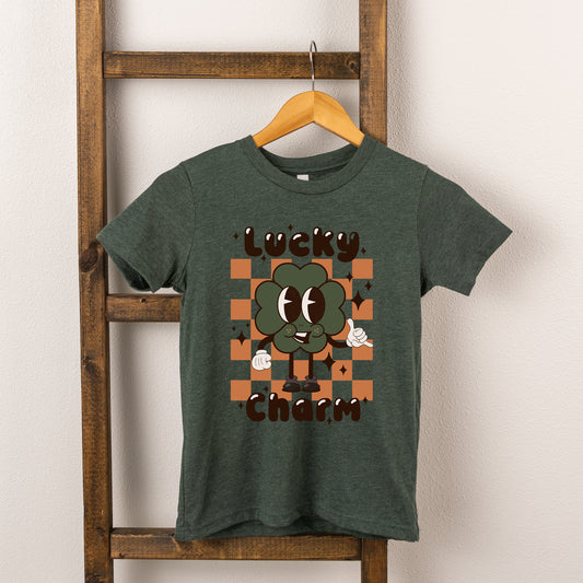 Lucky Charm Checkered | Toddler Graphic Short Sleeve Tee