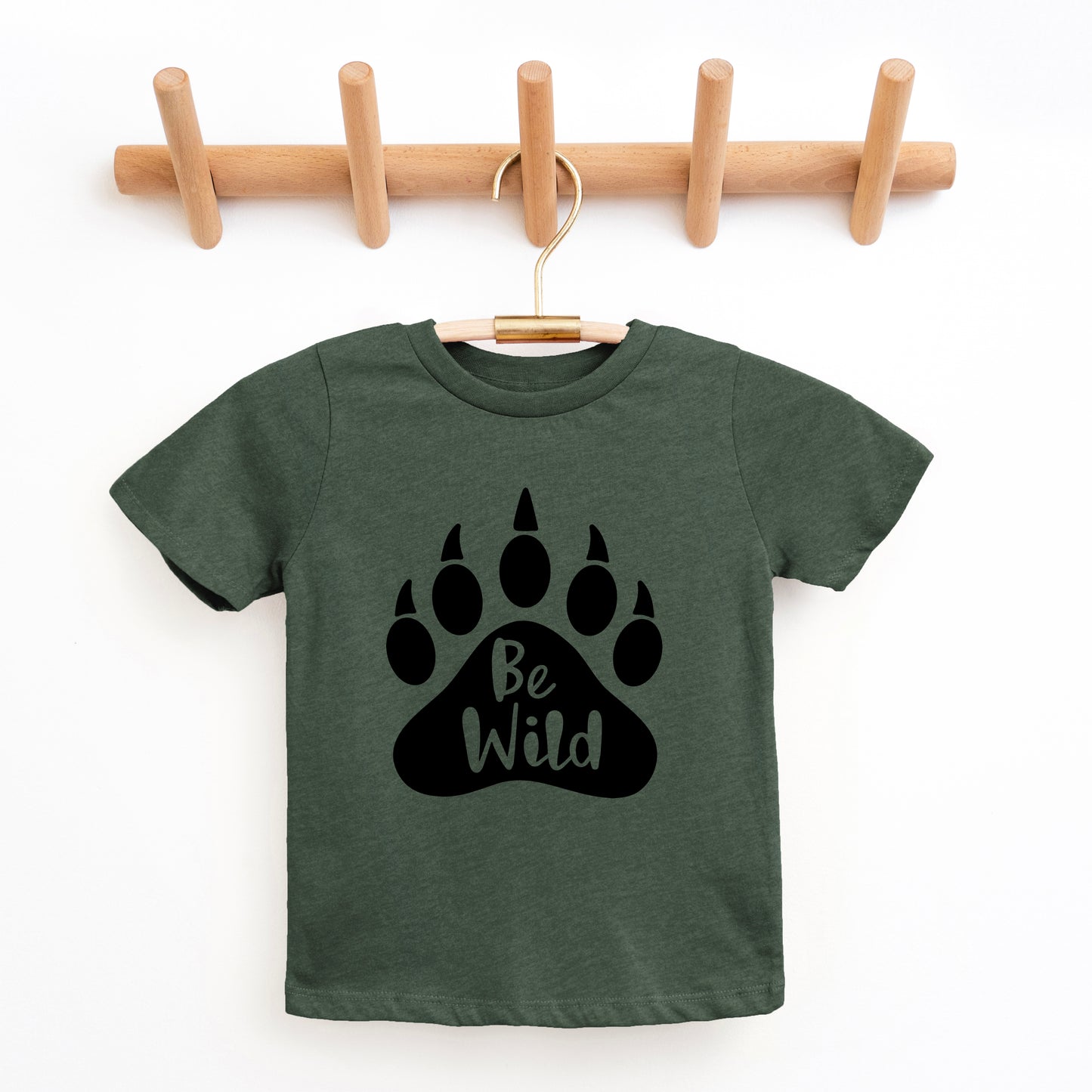 Be Wild Bear Paw | Youth Graphic Short Sleeve Tee