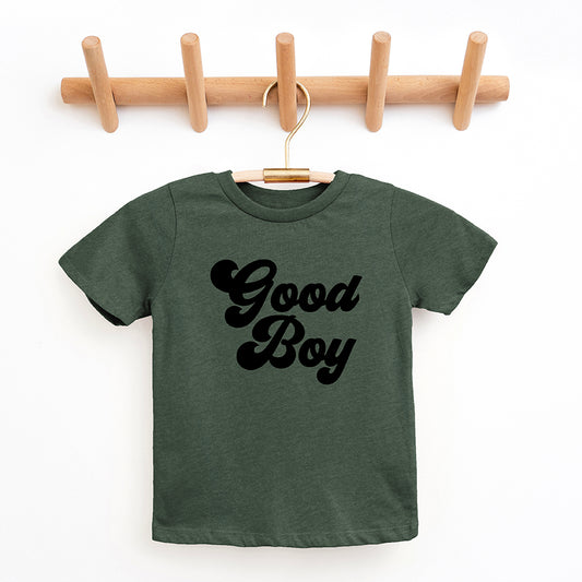 Good Boy Retro | Toddler Graphic Short Sleeve Tee