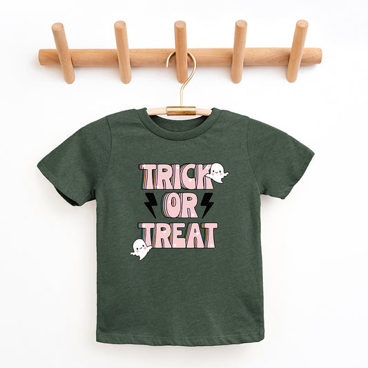 Trick Or Treat Lightning Bolt | Youth Graphic Short Sleeve Tee