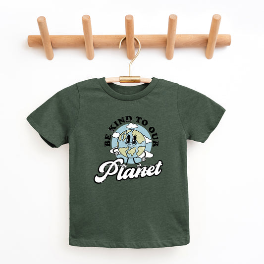 Be Kind To Our Planet | Toddler Graphic Short Sleeve Tee