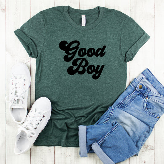 Good Boy Retro | Youth Graphic Short Sleeve Tee