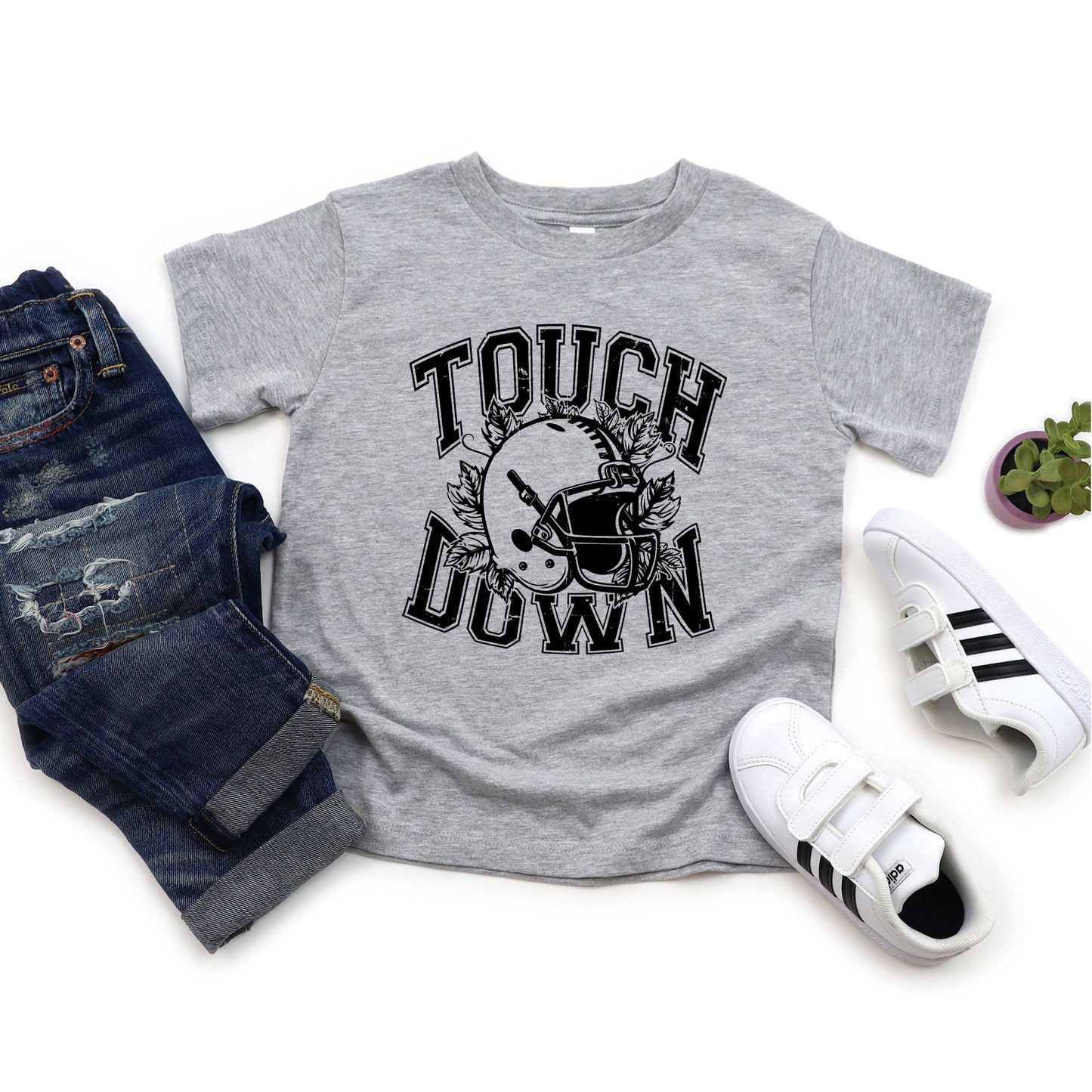 Touchdown Helmet | Youth Graphic Short Sleeve Tee