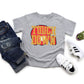 Touch Down Red Helmet Distressed | Toddler Graphic Short Sleeve Tee