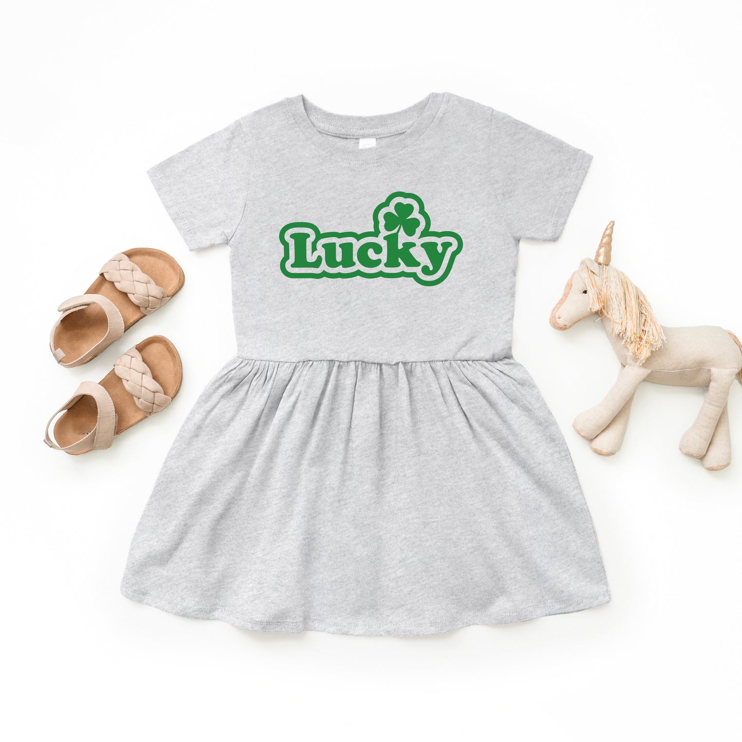 Lucky Bold | Toddler Graphic Dress