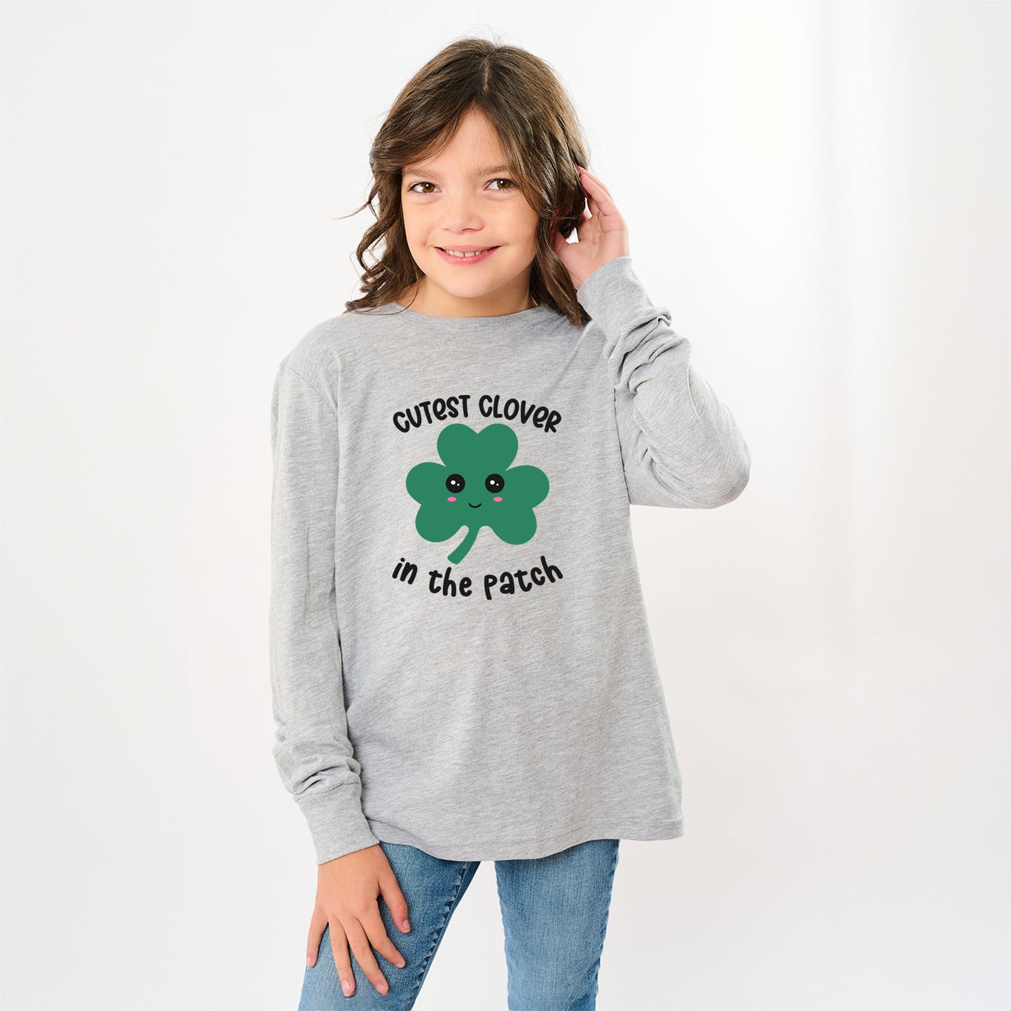 Cutest Clover | Youth Graphic Long Sleeve Tee