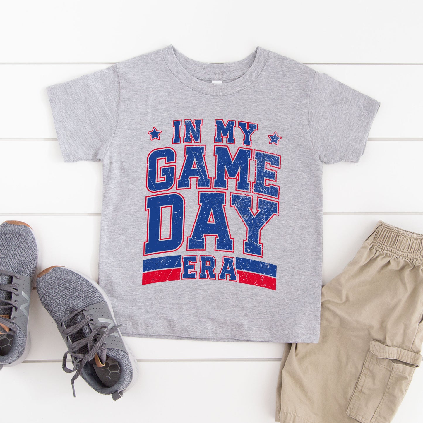 In My Game Day Era - Blue | Toddler Graphic Short Sleeve Tee