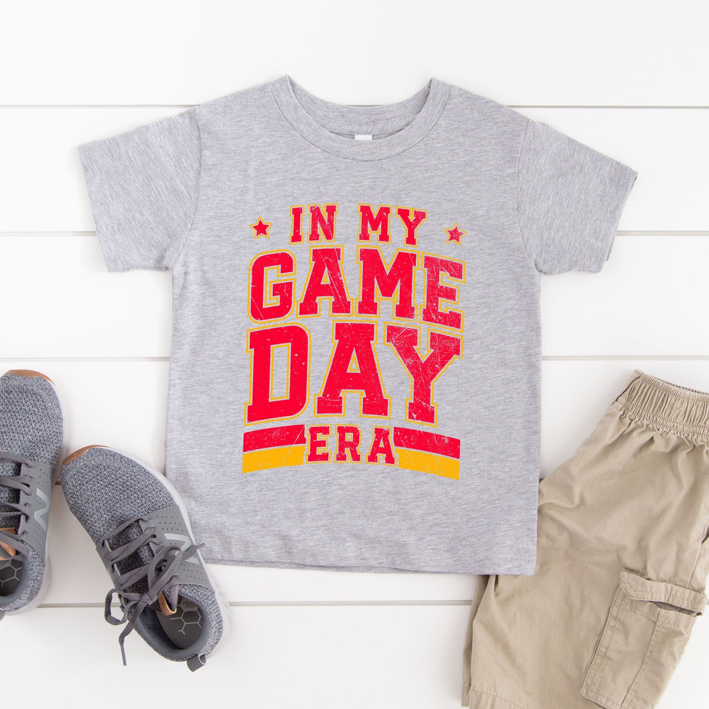 In My Game Day Era - Red | Toddler Graphic Short Sleeve Tee