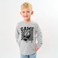 Retro Football Game Day | Toddler Graphic Long Sleeve Tee