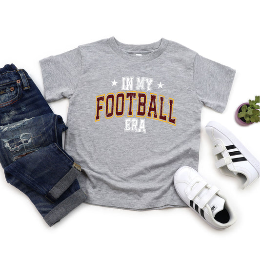 In My Football Era - Maroon | Toddler Graphic Short Sleeve Tee