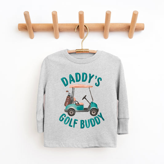 Daddy's Golf Buddy | Toddler Graphic Long Sleeve Tee
