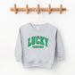 Lucky Vibes Distressed | Youth Ultra-Soft Graphic Sweatshirt