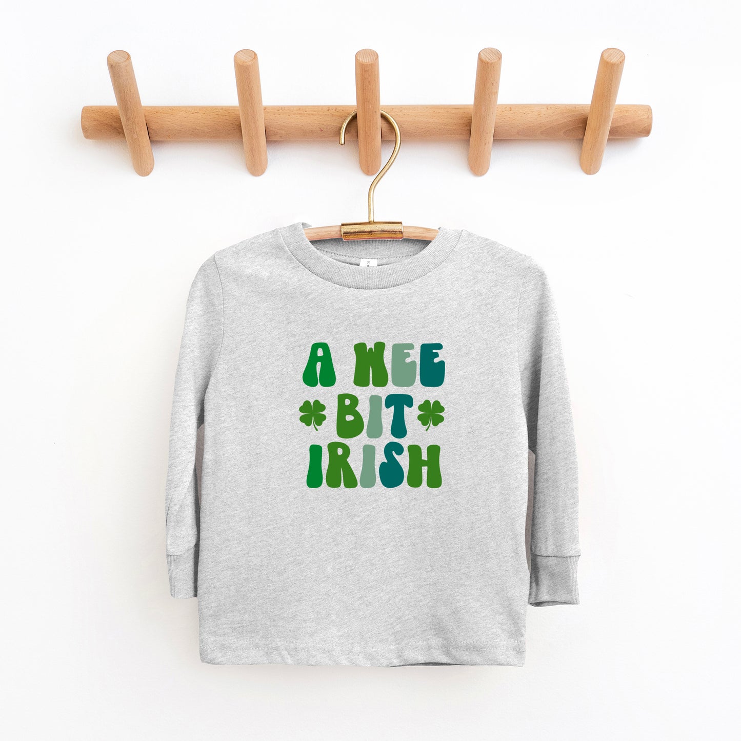 A Wee Bit Irish | Youth Graphic Long Sleeve Tee