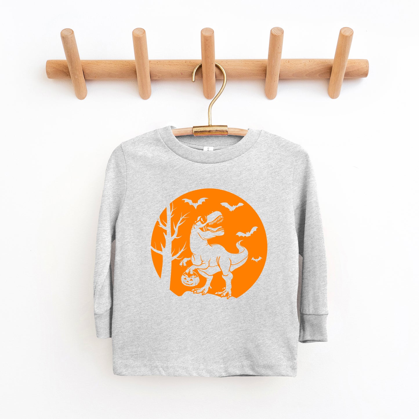 Dinosaur Moon | Youth Graphic Long Sleeve Tee