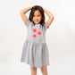 Hippy Flower Valentine | Toddler Graphic Dress