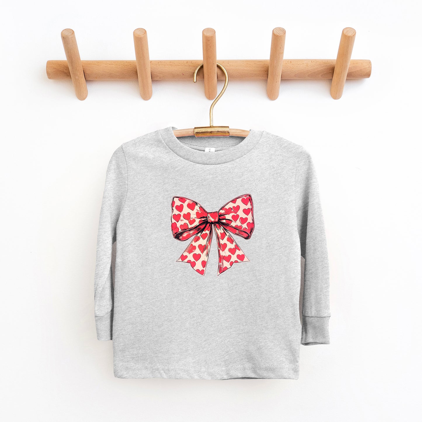 Coquette Hearts | Youth Graphic Long Sleeve Tee