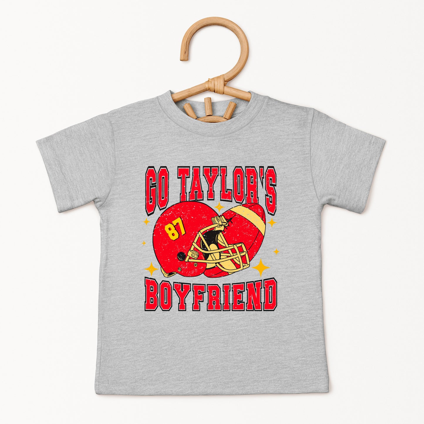 Go Taylor's Boyfriend Sparkle | Toddler Graphic Short Sleeve Tee