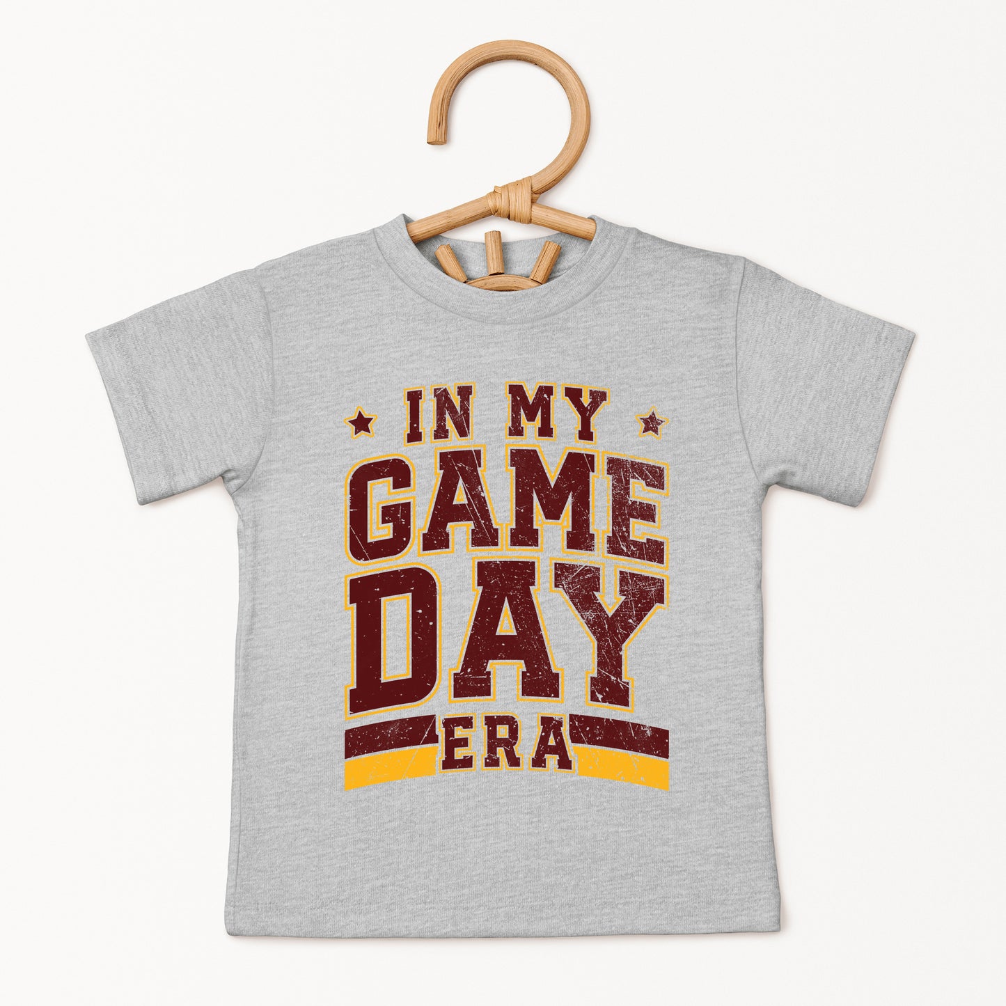 In My Game Day Era - Maroon | Toddler Graphic Short Sleeve Tee