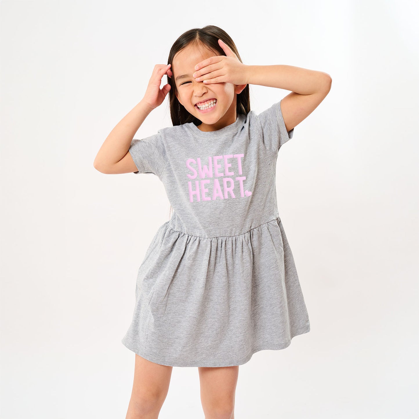 Sweetheart Puff Print | Toddler Graphic Dress