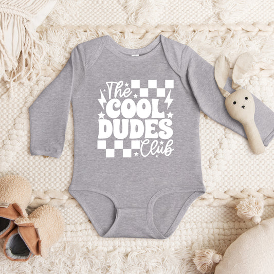 Cool Dudes Club | Baby Graphic Long Sleeve Onesie