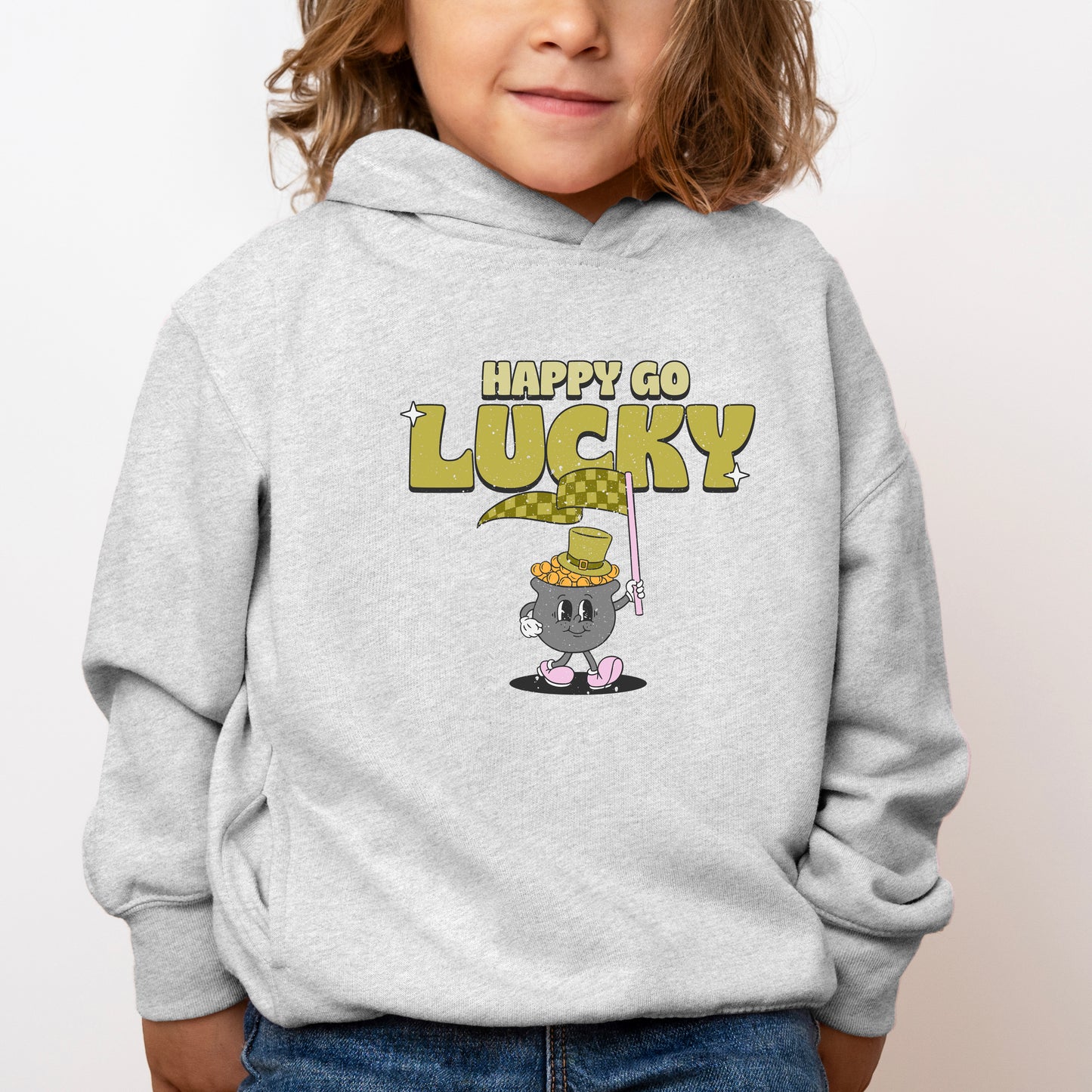 Happy Go Lucky Pot of Gold | Toddler Graphic Hoodie