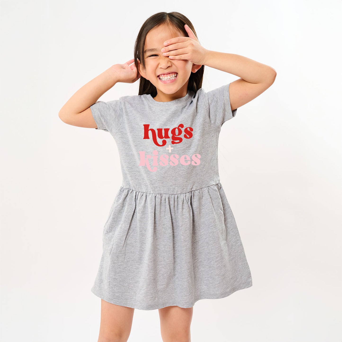 Hugs And Kisses | Toddler Graphic Dress