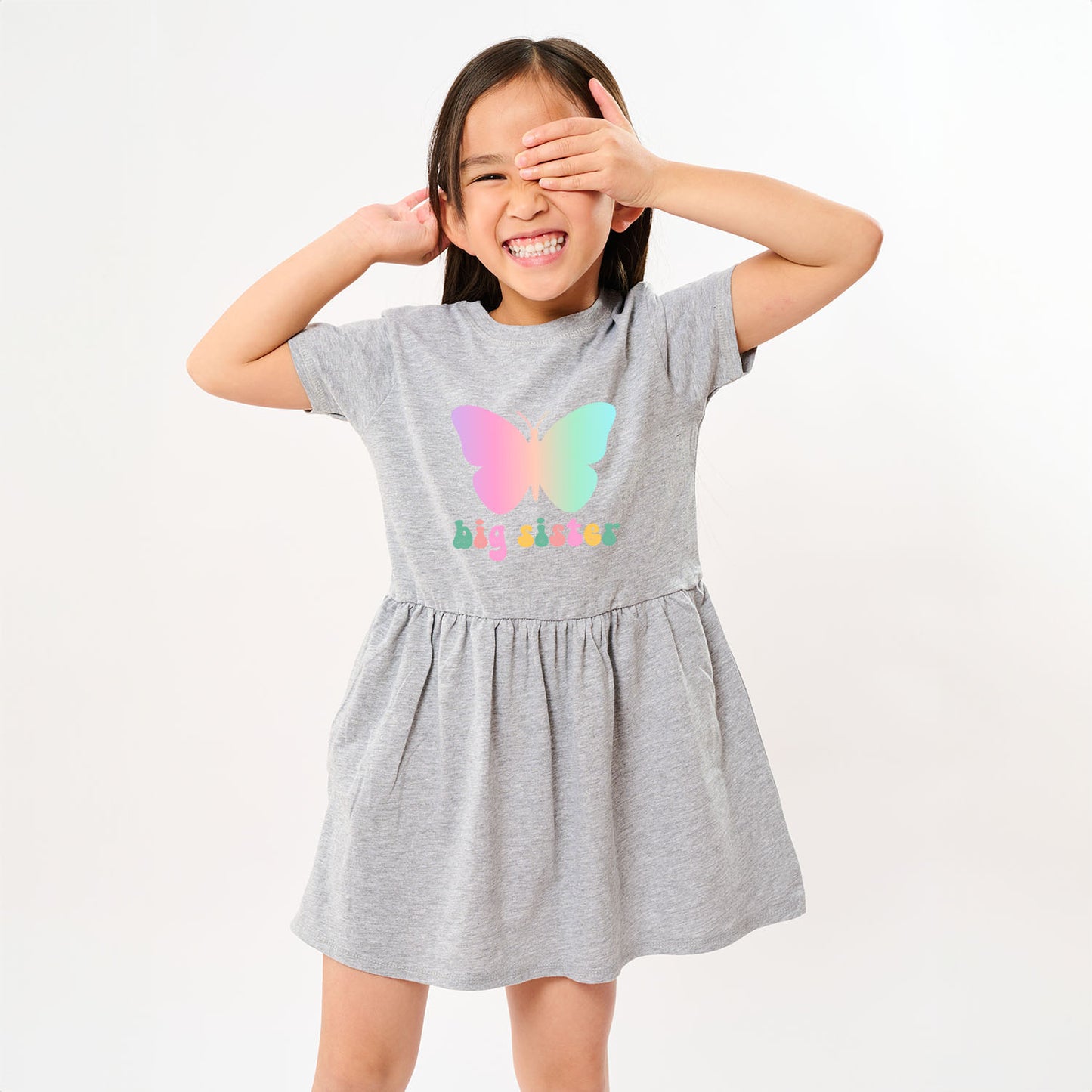 Big Sister Butterfly | Toddler Graphic Dress