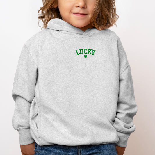 Embroidered Lucky Clover | Toddler Graphic Hoodie