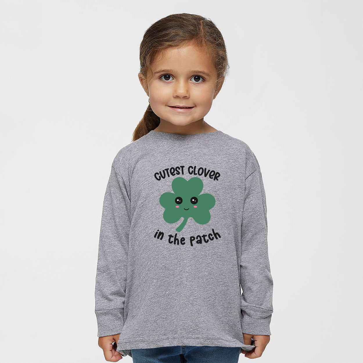 Cutest Clover | Toddler Graphic Long Sleeve Tee