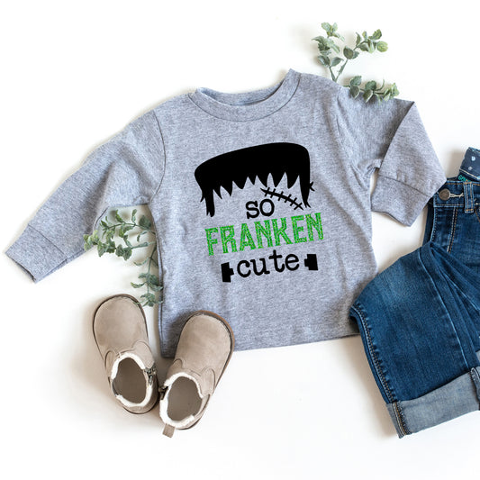 So Franken Cute Glitter | Youth Graphic Long Sleeve Tee