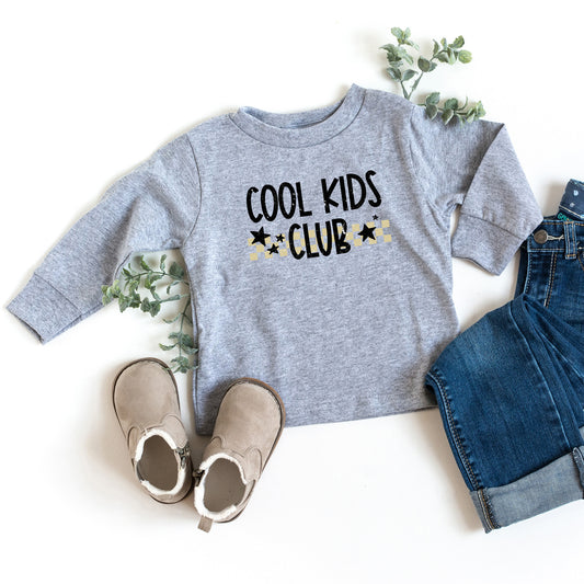 Cool Kids Club | Toddler Graphic Long Sleeve Tee