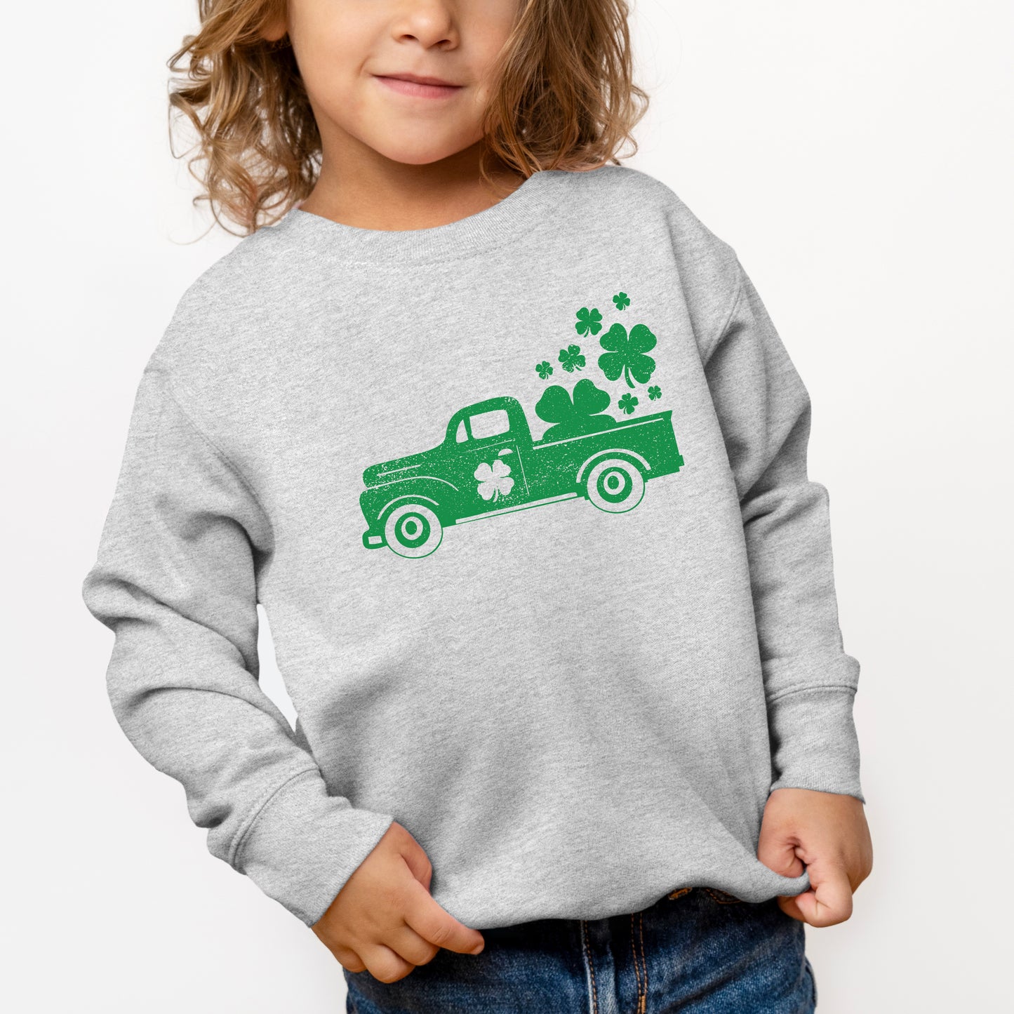 Shamrock Truck | Youth Ultra-Soft Graphic Sweatshirt