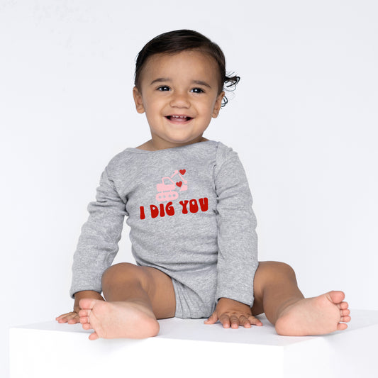 I Dig You | Baby Graphic Long Sleeve Onesie