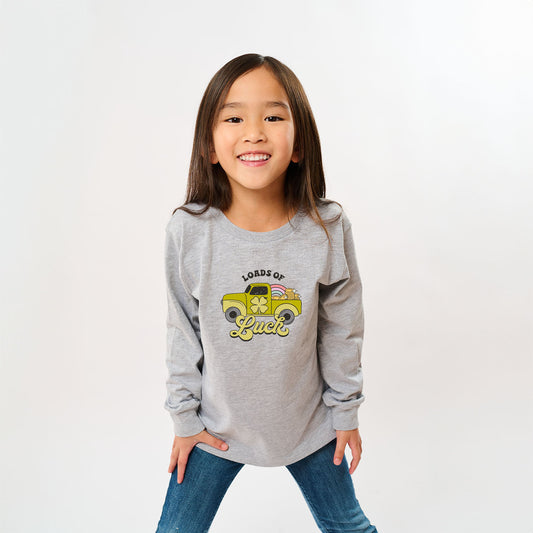 Loads Of Luck Retro Truck | Toddler Graphic Long Sleeve Tee