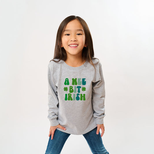 A Wee Bit Irish | Toddler Graphic Long Sleeve Tee