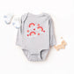 Valentine Rainbow | Baby Graphic Long Sleeve Onesie