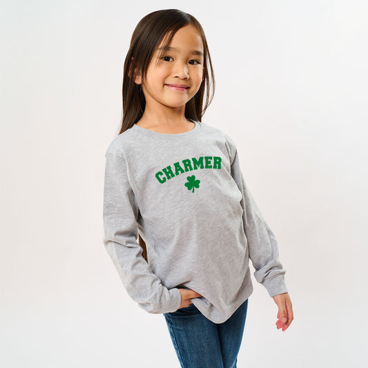 Charmer Clover | Toddler Graphic Long Sleeve Tee